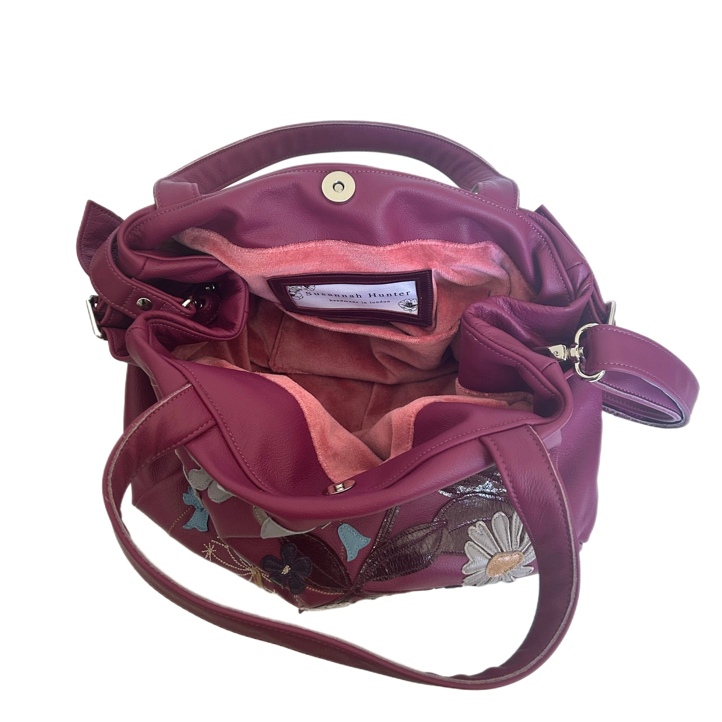 Bloomsbury with Strap - Plum - Bellflower Beauty