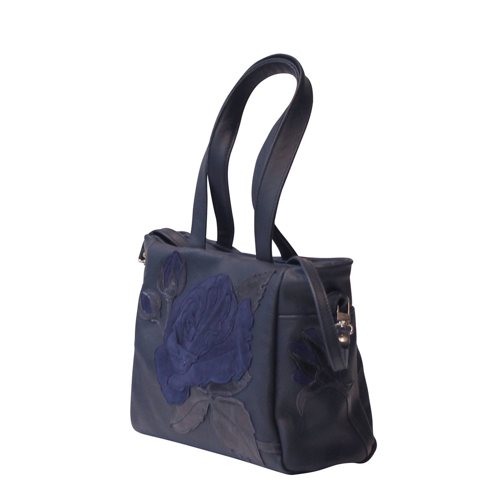 Julia - Midnight - Blue Suede Rose