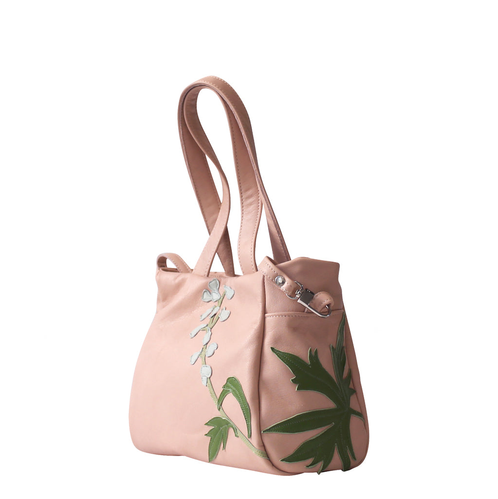 Julia Handbag – Blancmange – Blush Delphinium