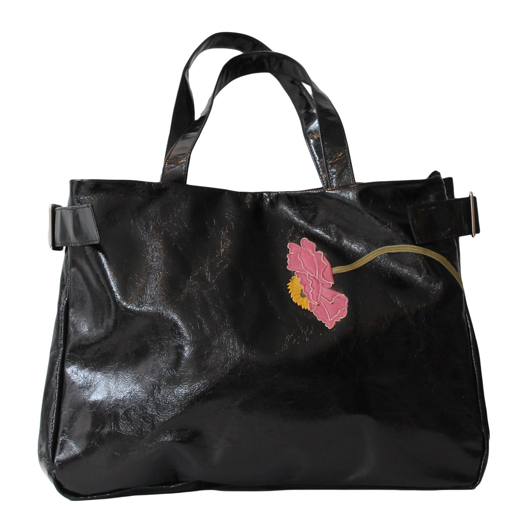 Overnight Bag – Black – Poppy Crescendo