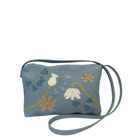 Hampton Handbag - Sky - Aquilegia Meadow