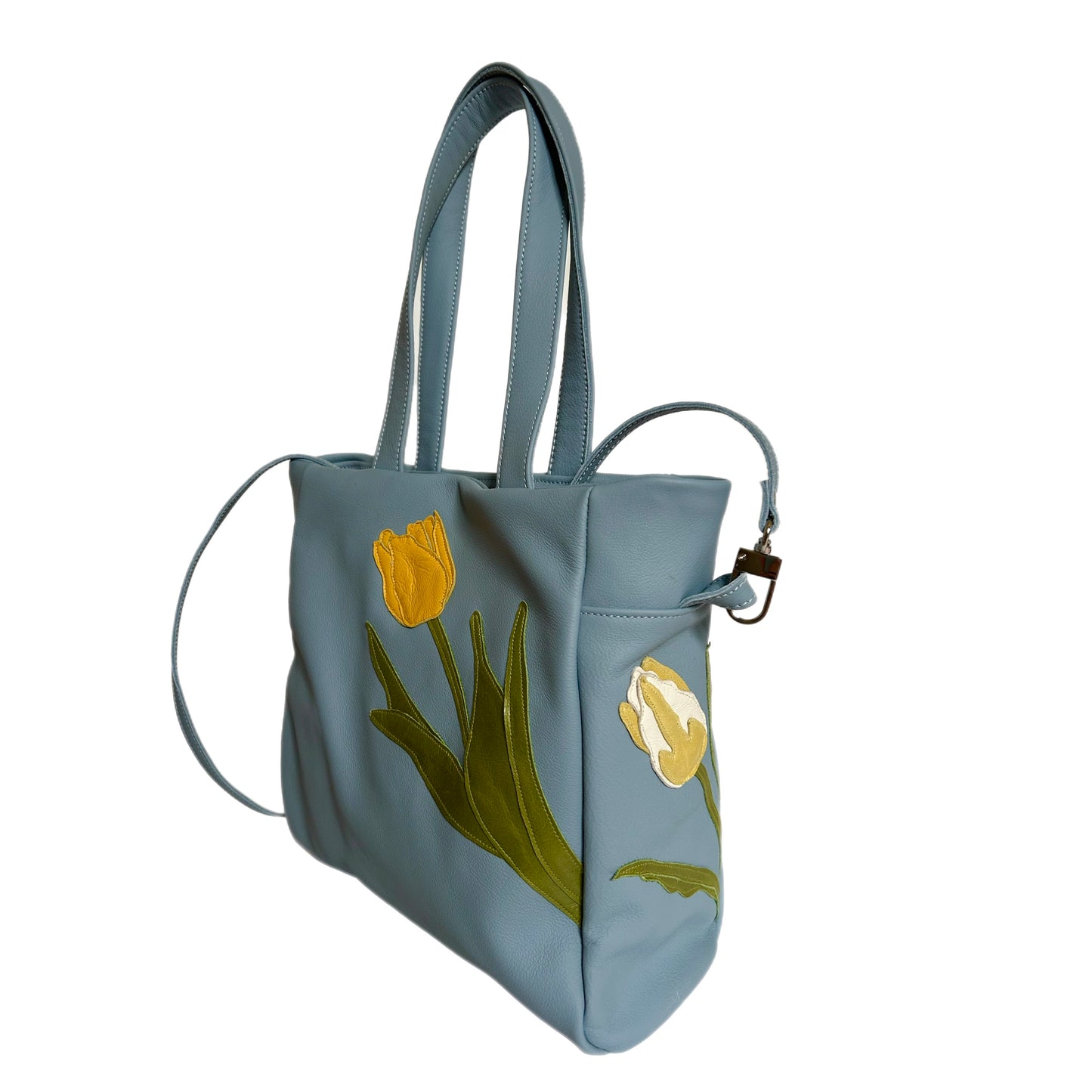Josephine Handbag – Sky – Yellow Tulip Field
