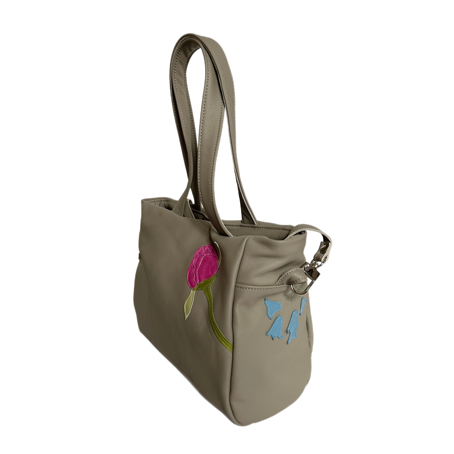 Julia Handbag – Cement – Poppy Peony Magic