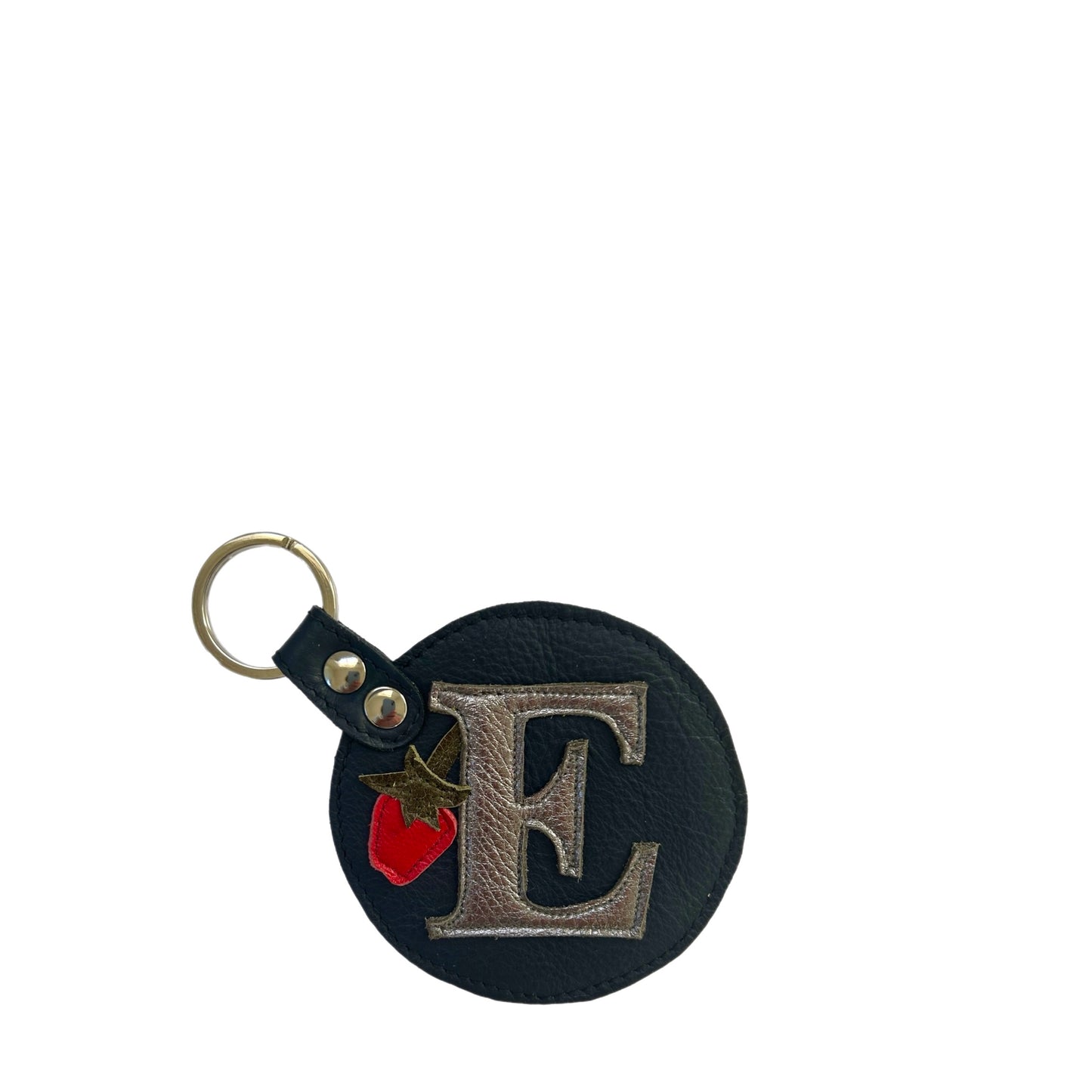 Personalised Keyring - Midnight - Strawberry