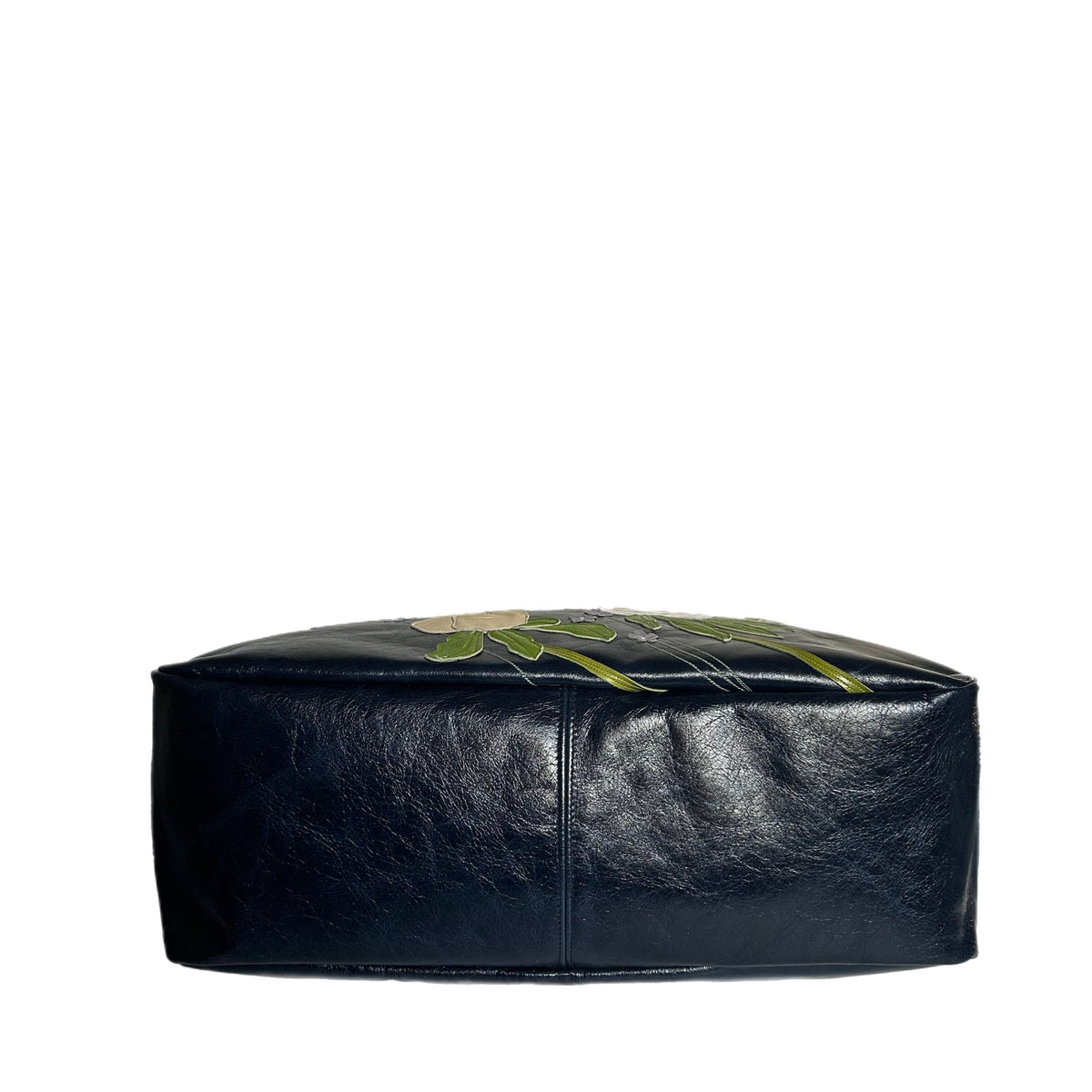Overnight Bag - Navy Blue - Peony Tulip Surprise