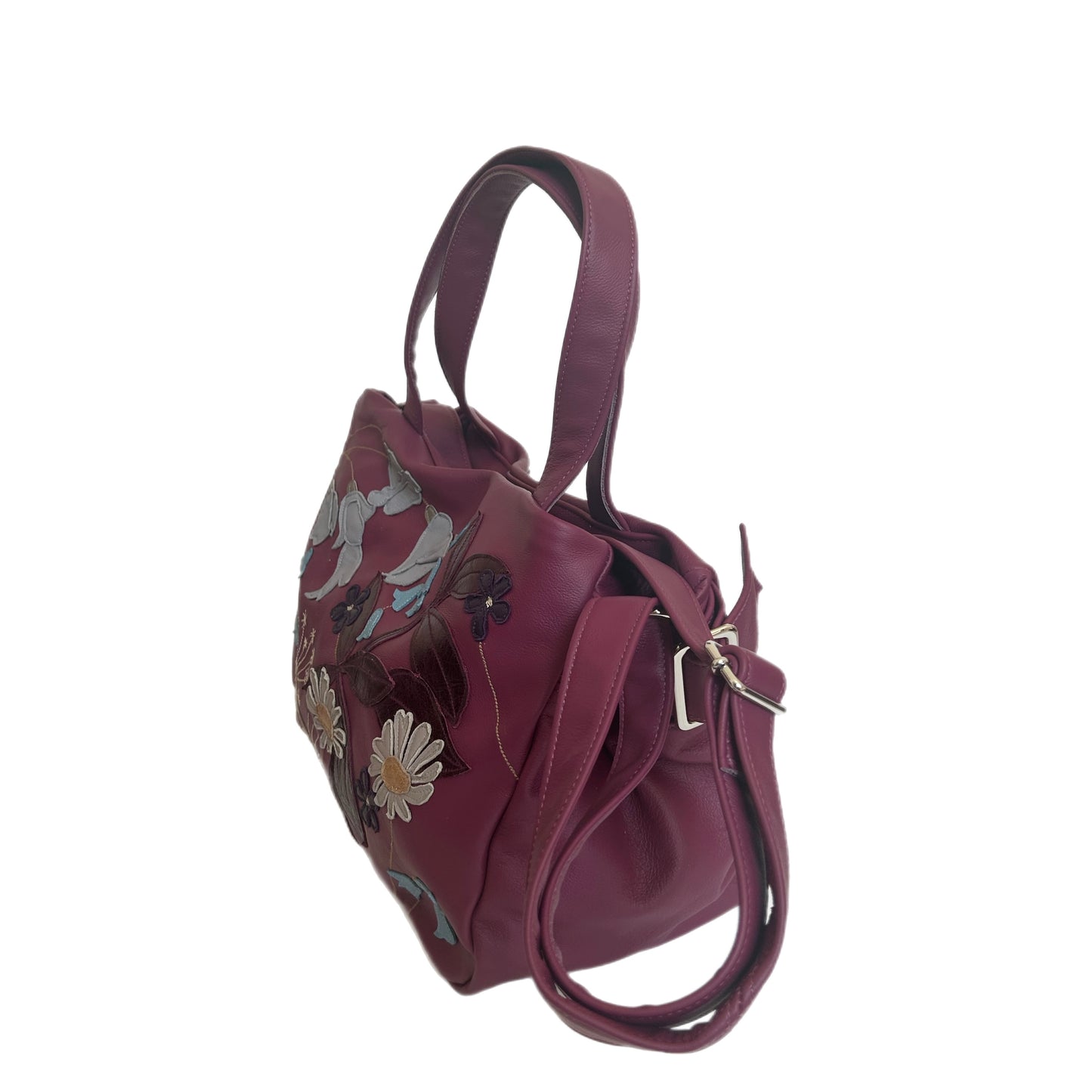 Bloomsbury with Strap - Plum - Bellflower Beauty