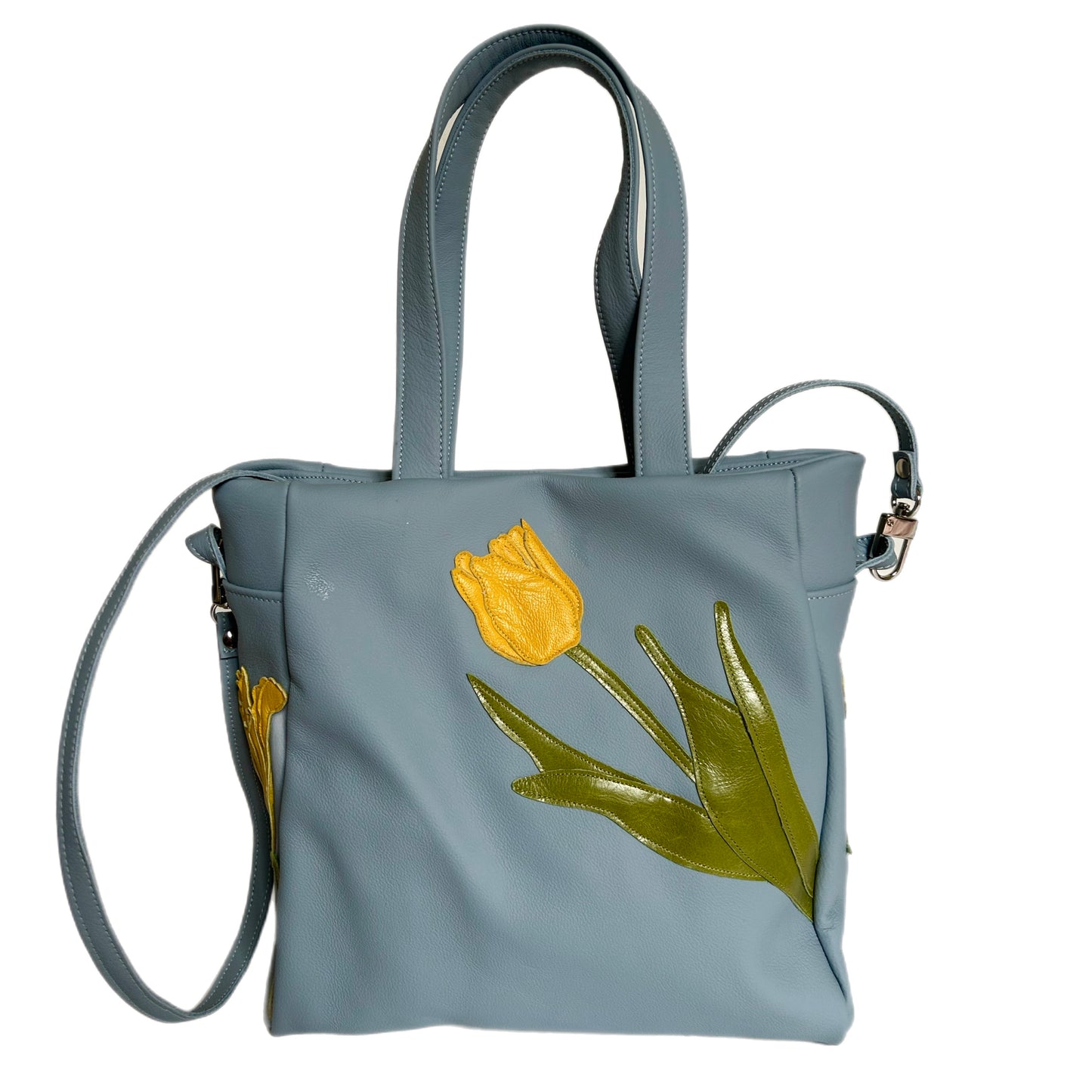 Josephine Handbag – Sky – Yellow Tulip Field