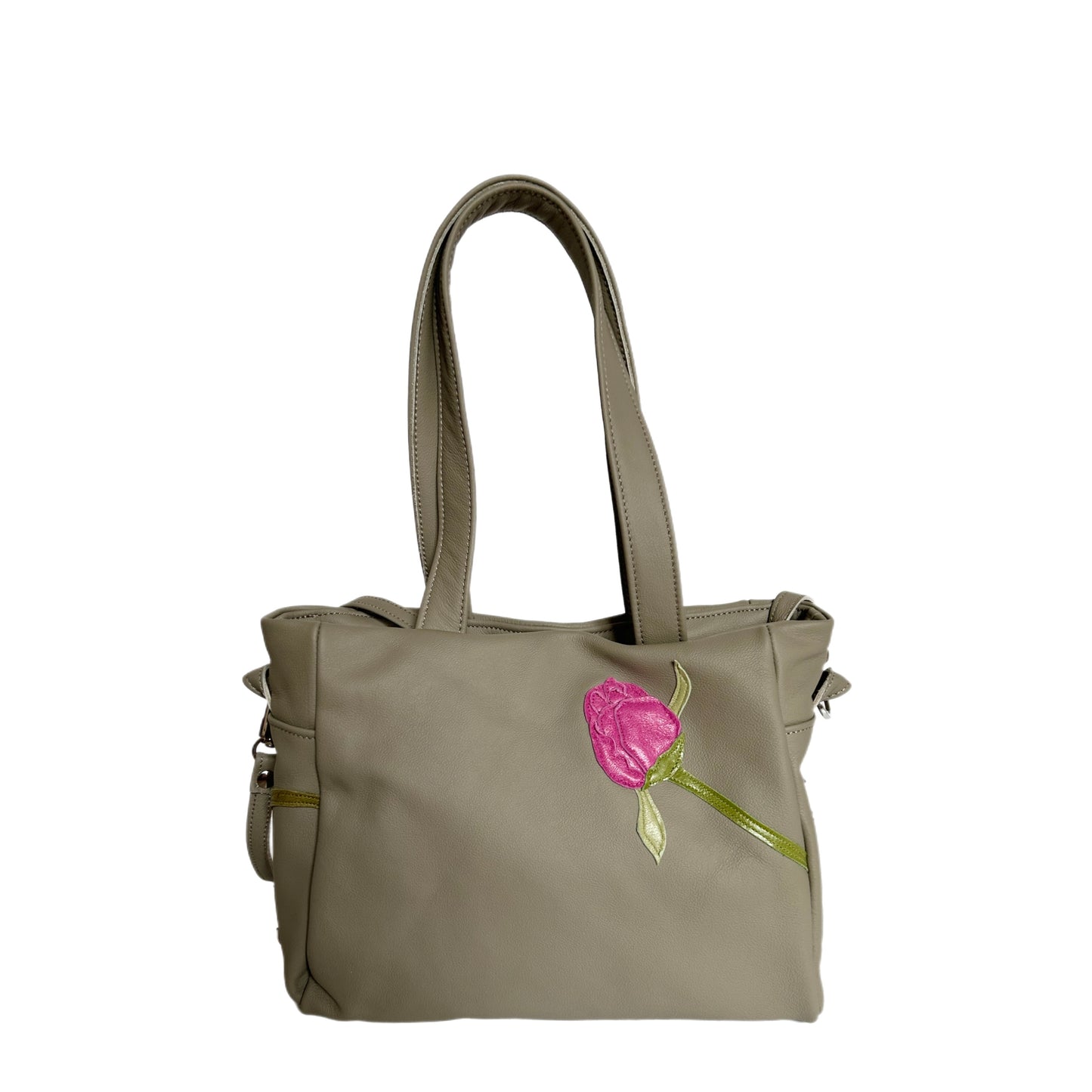 Julia Handbag – Cement – Poppy Peony Magic