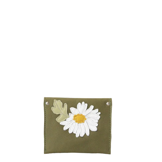 Coin Purse – Grass – Sunrise Daisy