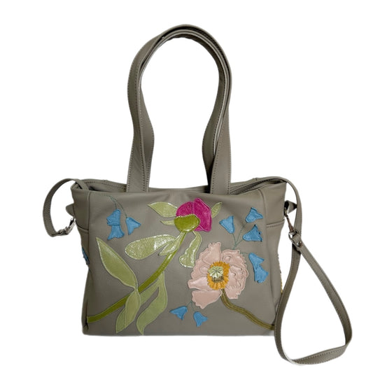 Julia Handbag – Cement – Poppy Peony Magic