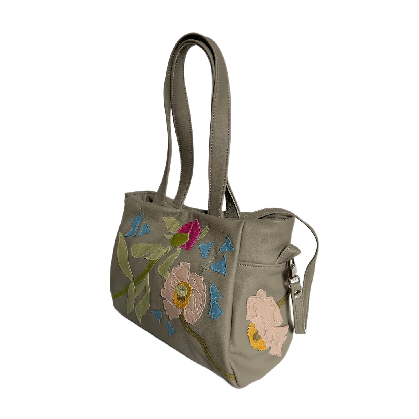 Julia Handbag – Cement – Poppy Peony Magic