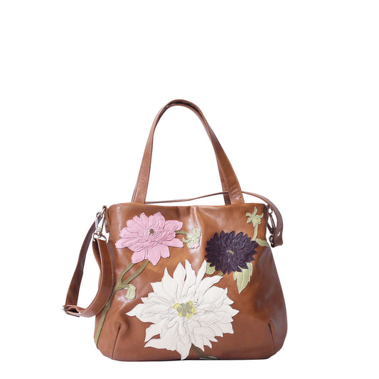 Evie Handbag – Toffee – Dahlia Trio