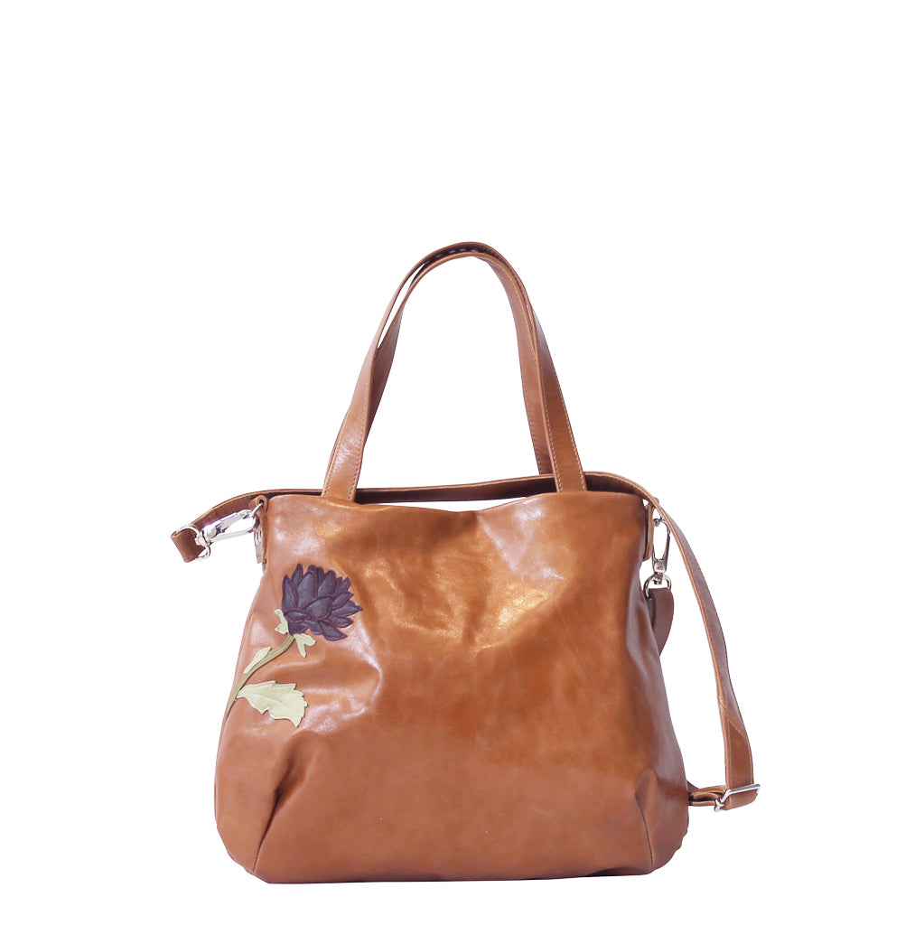 Evie Handbag – Toffee – Dahlia Trio