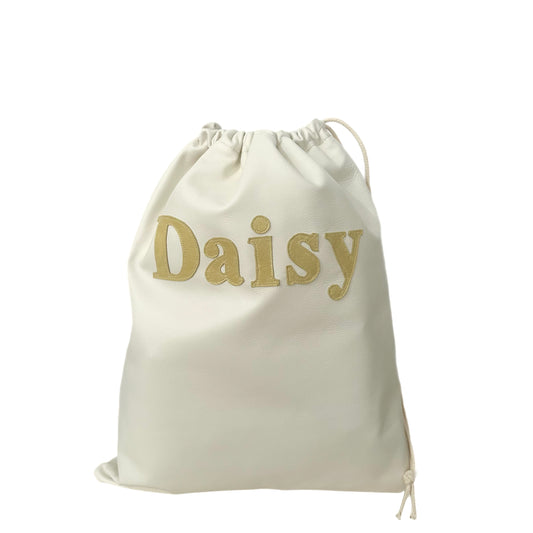 Personalised Baby Bag - Cream