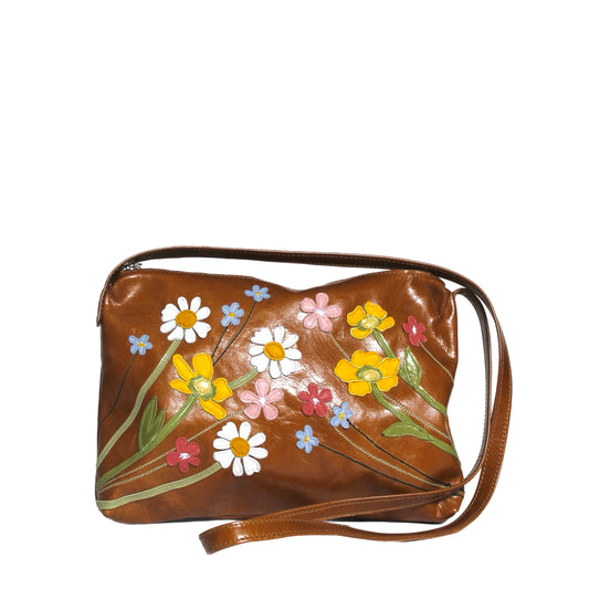 Hampton Handbag - Toffee - Wildflower