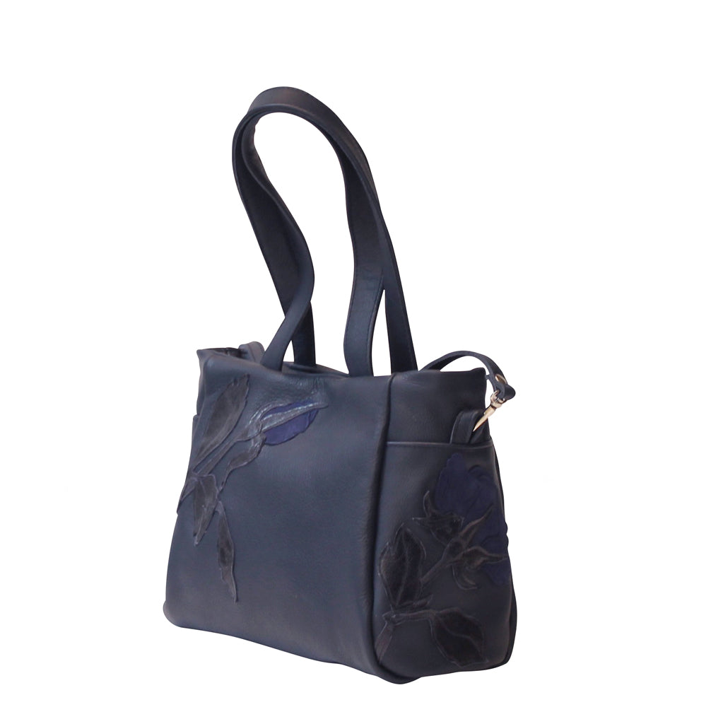 Julia - Midnight - Blue Suede Rose
