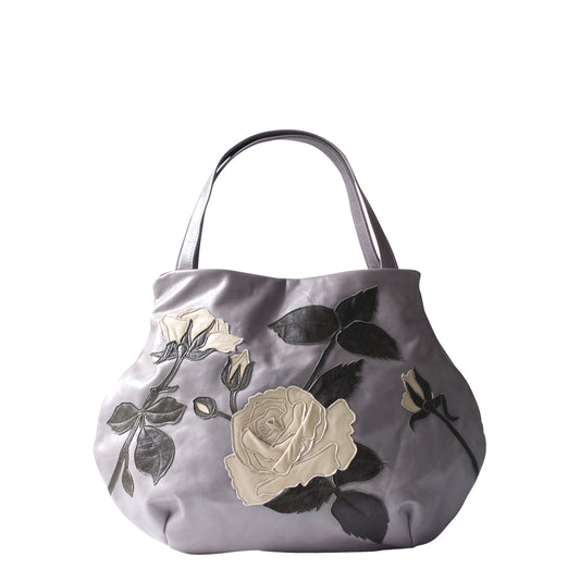 Boogaloo Handbag - Dove Grey - Vanilla Classic Rose