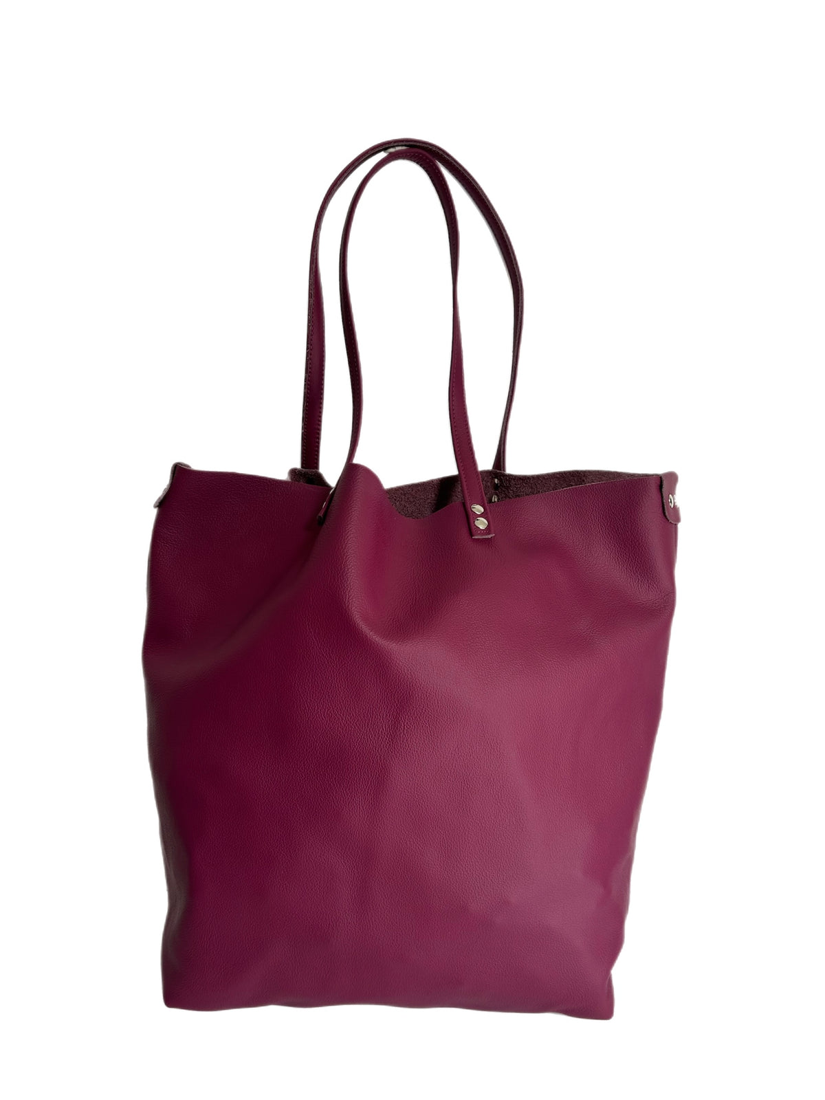 Chester Tote Bag - Plum - Berry Ranunculus Sonata