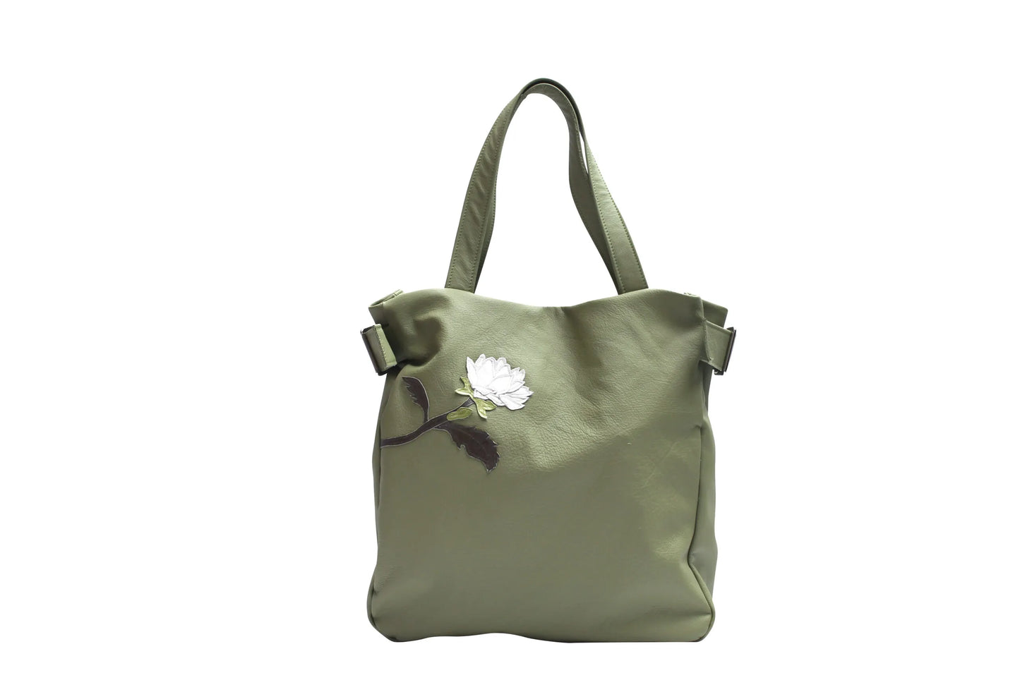 Claudette Handbag – Aloe – Cream Dahlia Medley