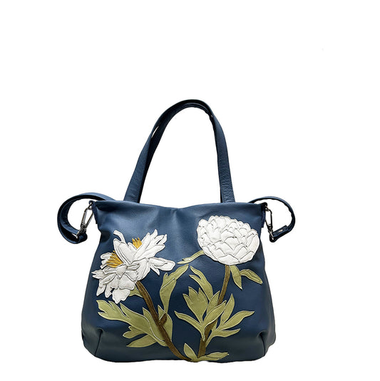 Evie Handbag- Avio – Wild Peony