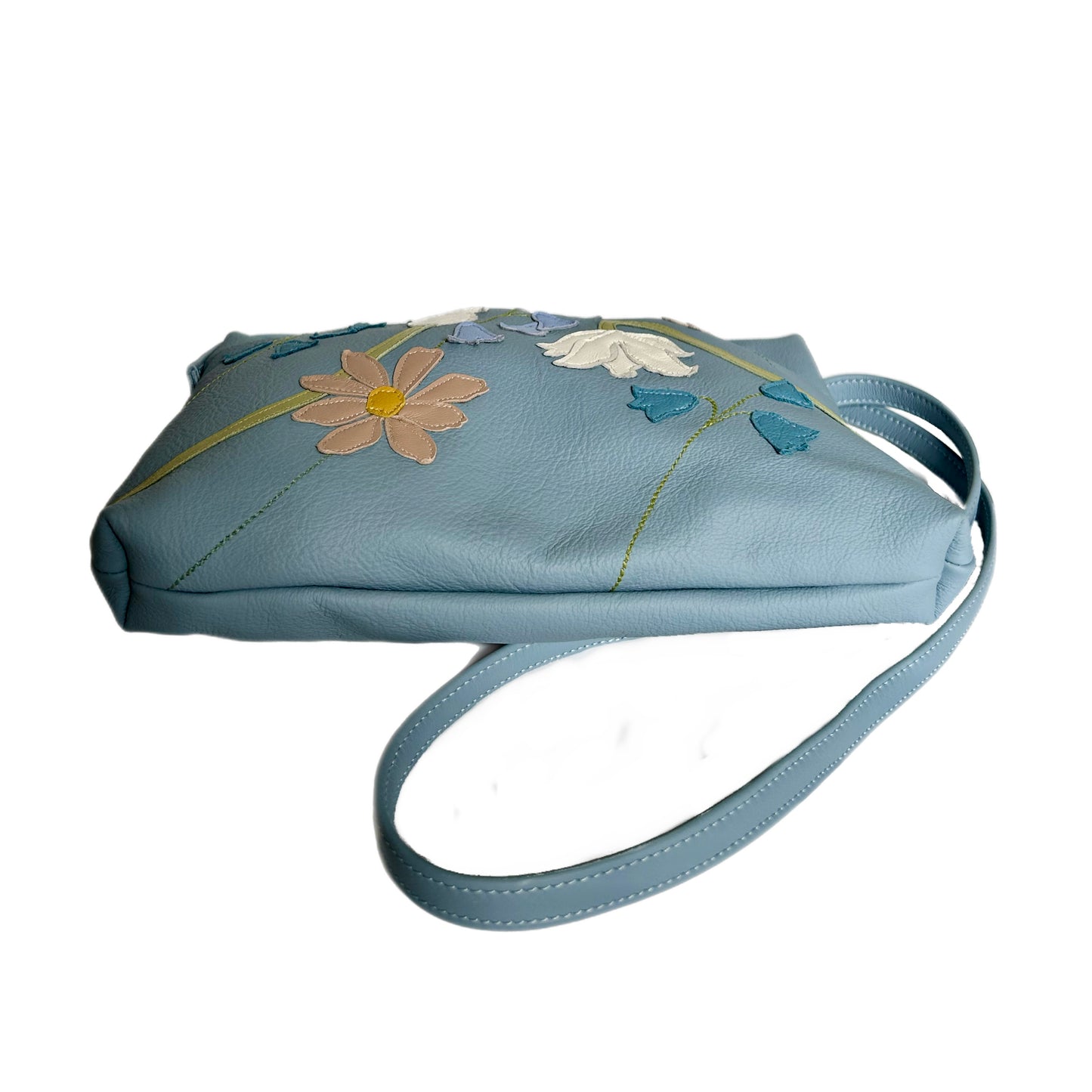 Hampton Handbag - Sky - Aquilegia Meadow