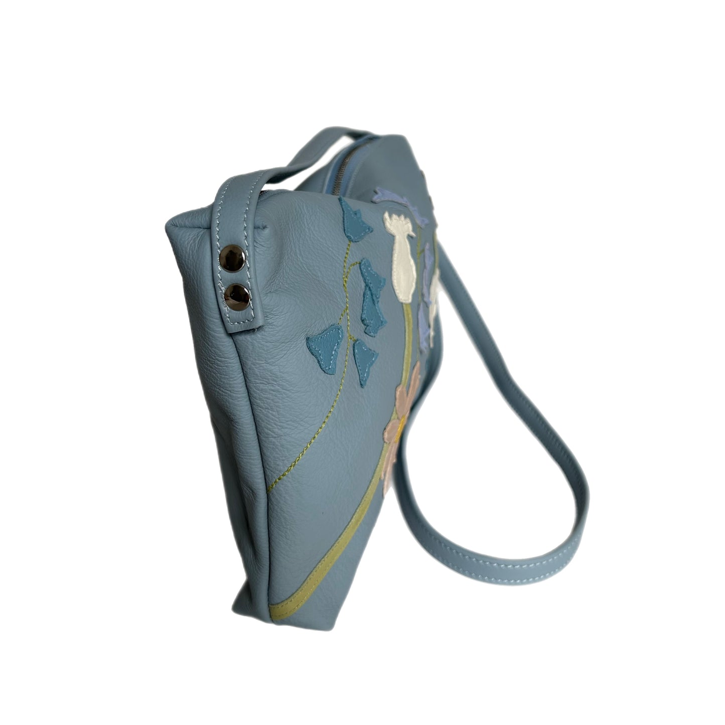 Hampton Handbag - Sky - Aquilegia Meadow