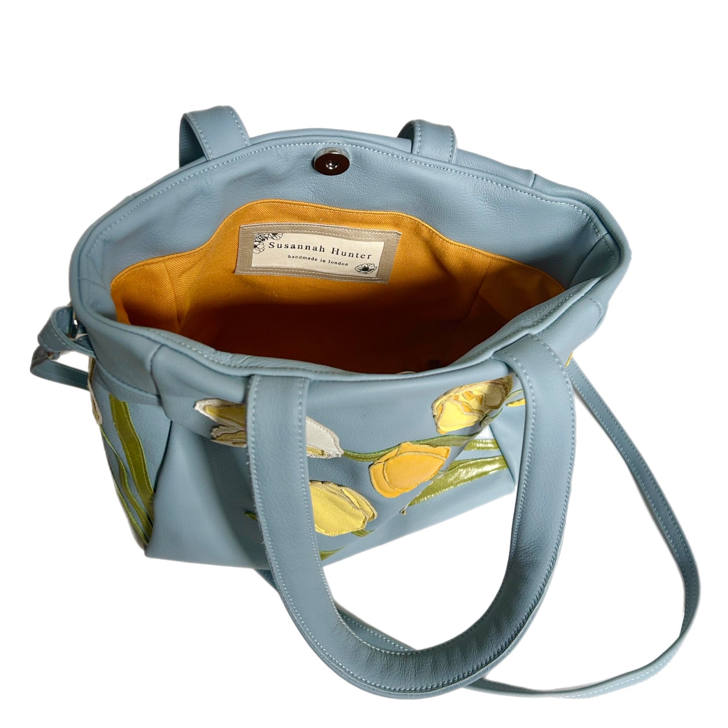Josephine Handbag – Sky – Yellow Tulip Field