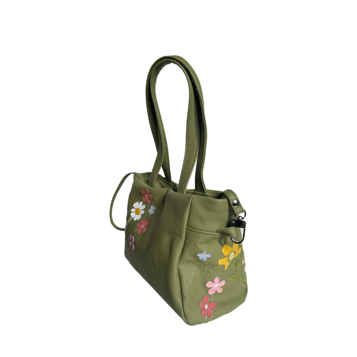 Julia Handbag – Aloe – Wildflower