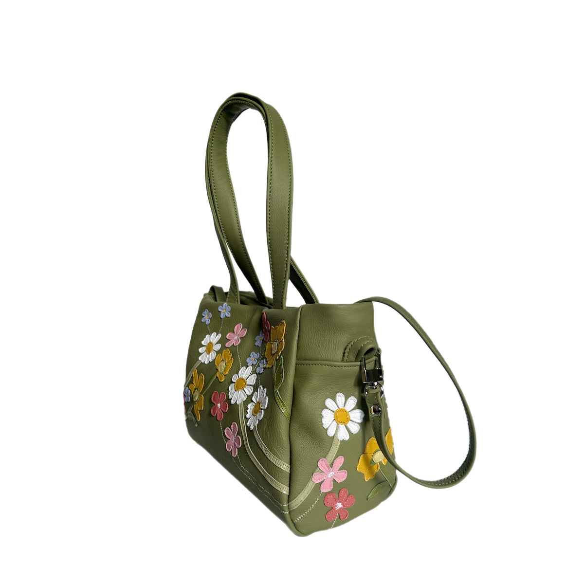 Julia Handbag – Aloe – Wildflower