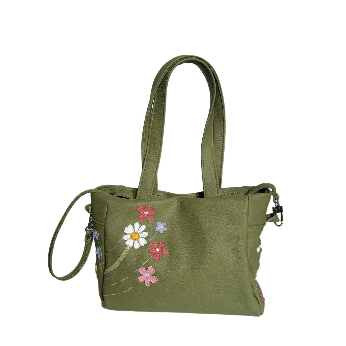 Julia Handbag – Aloe – Wildflower