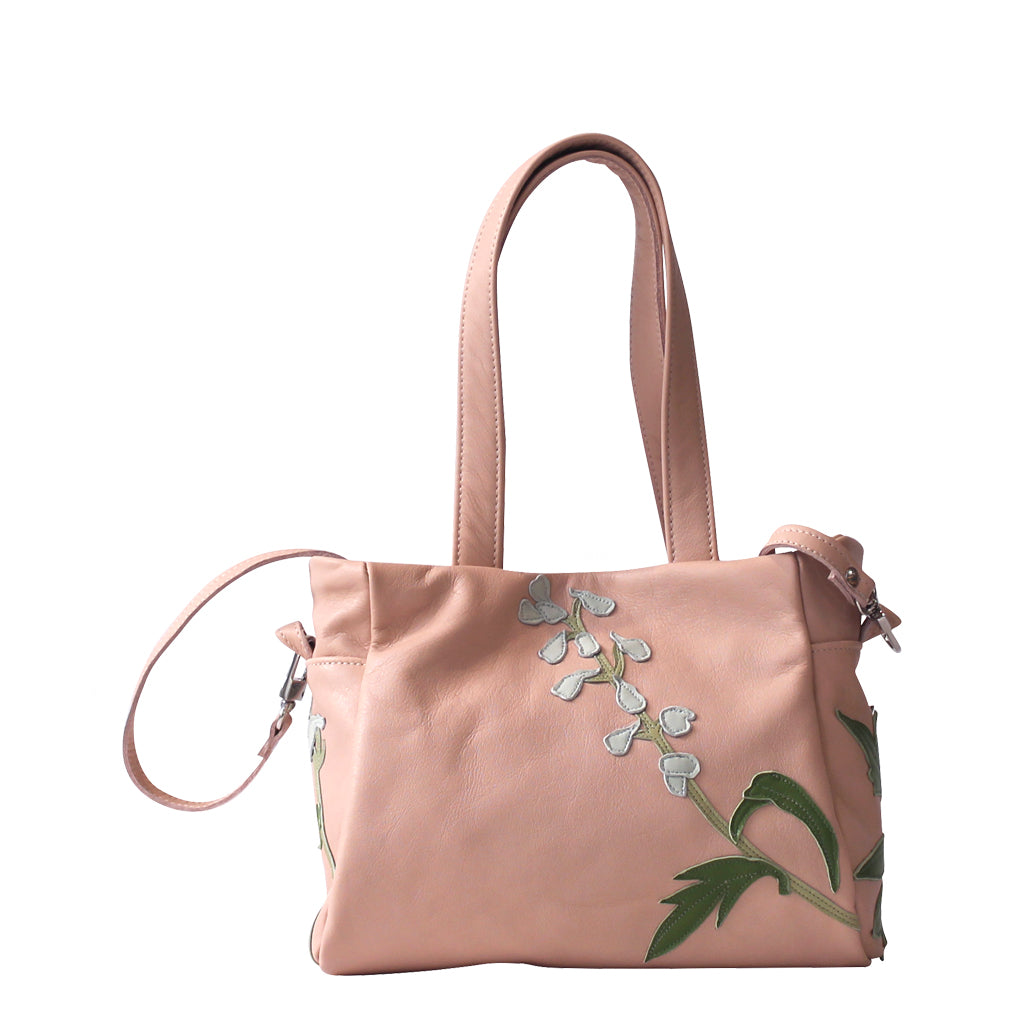 Julia Handbag – Blancmange – Blush Delphinium