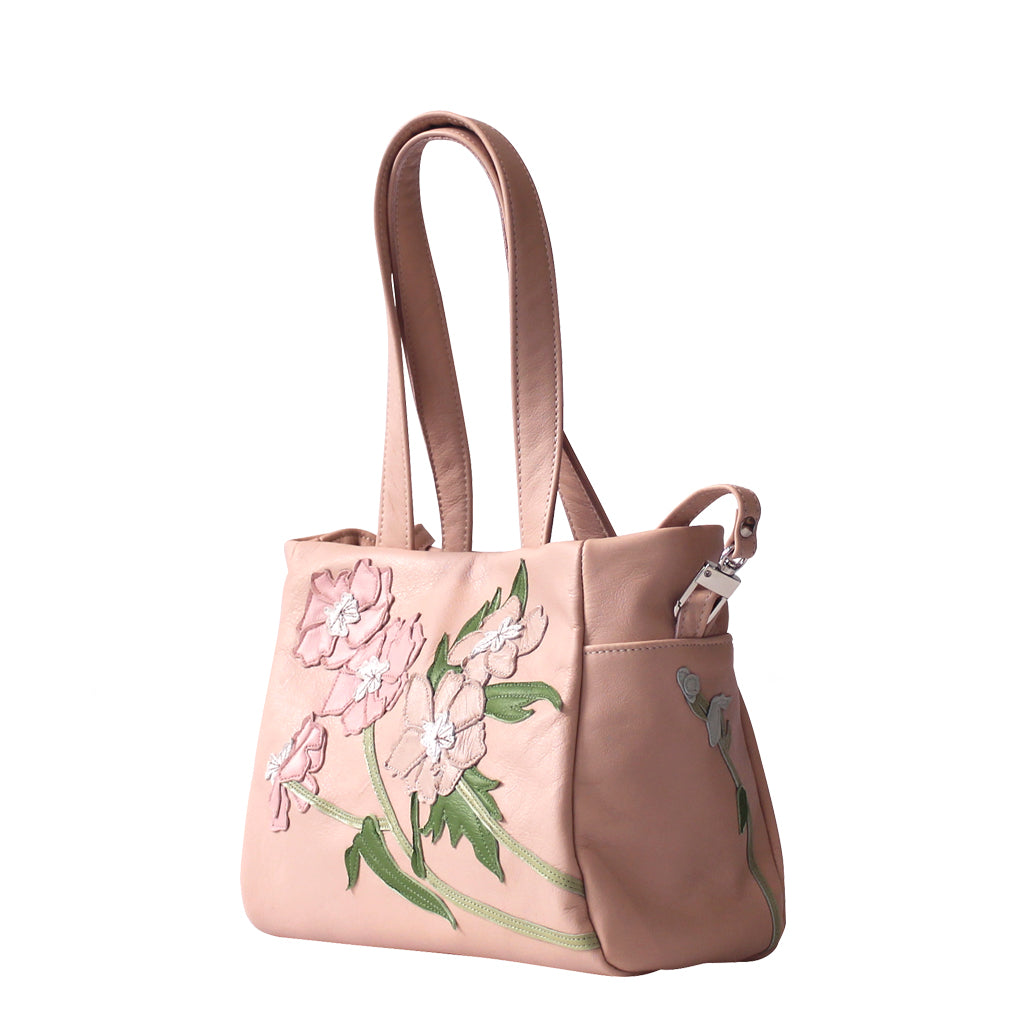 Julia Handbag – Blancmange – Blush Delphinium