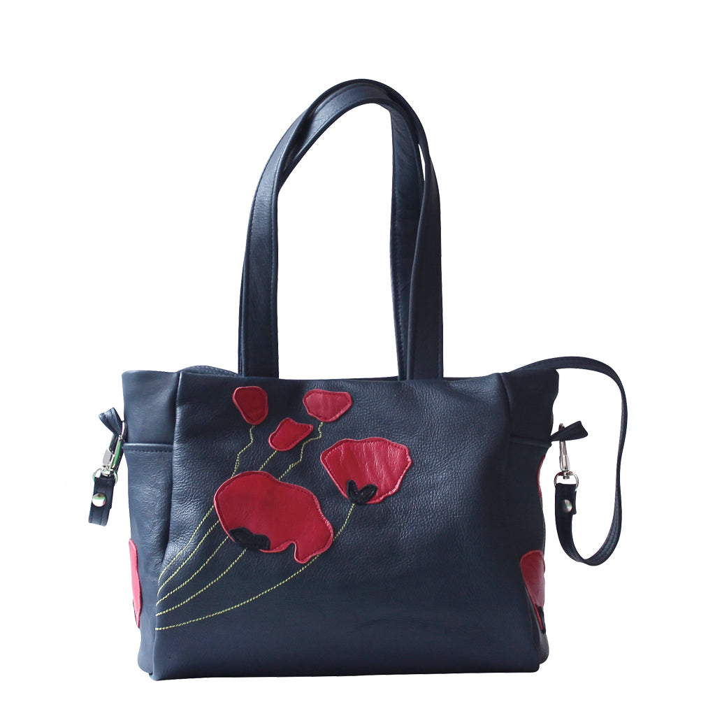 Julia - Midnight - Red Poppy Field