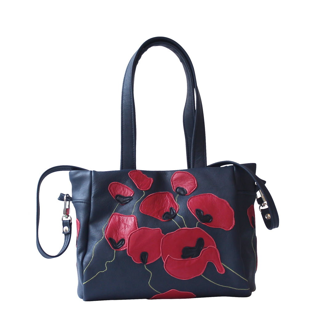 Julia - Midnight - Red Poppy Field
