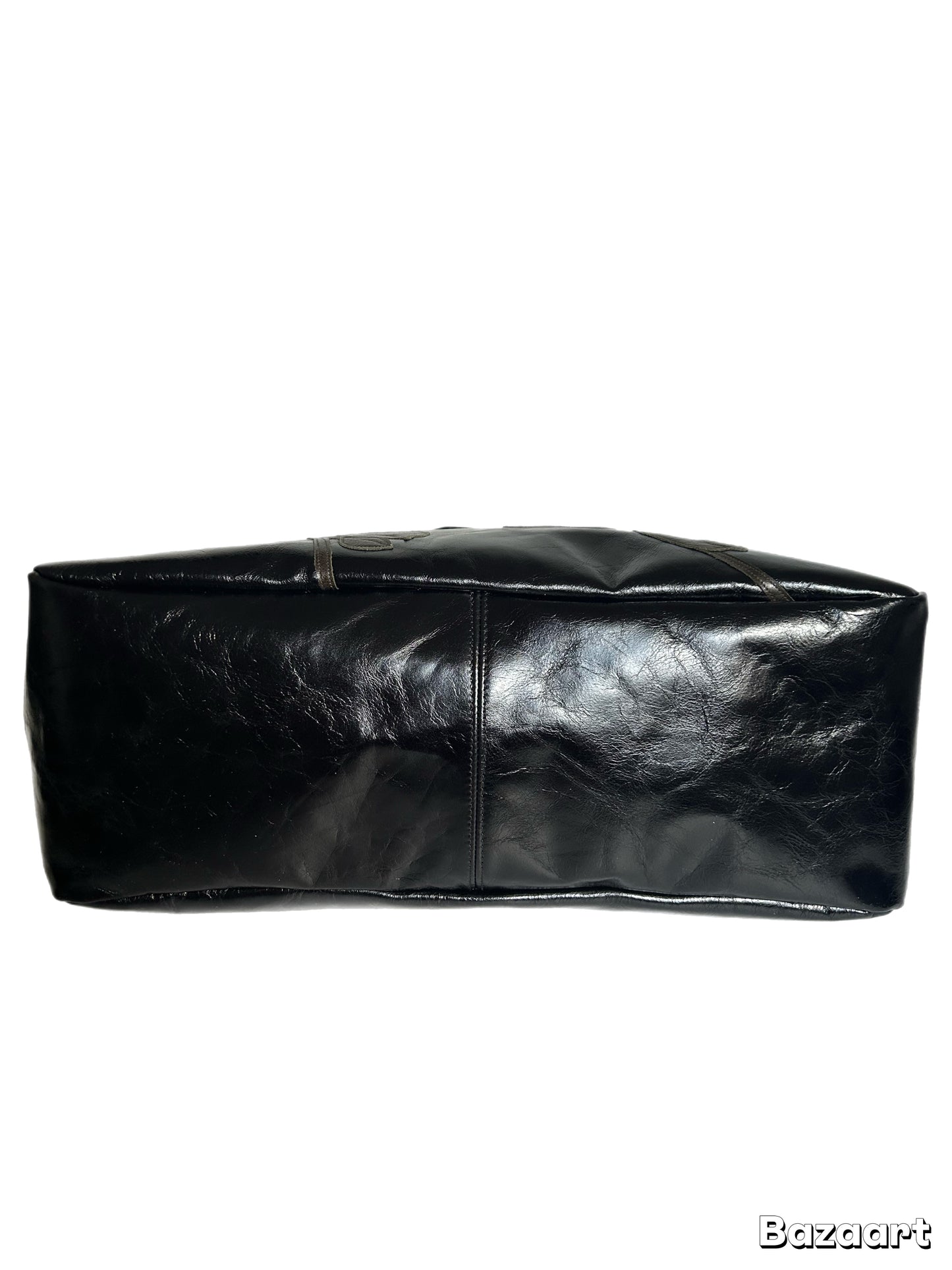 Overnight Bag – Black – Black Suede Rose