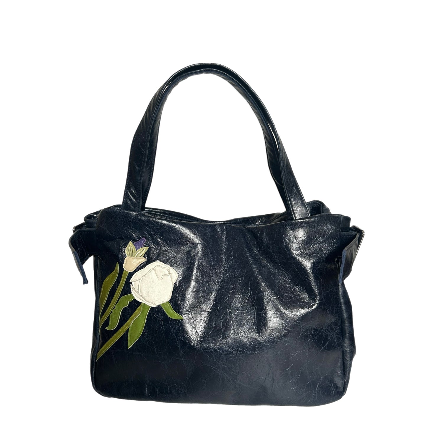 Tanza - Navy Blue - Iris Bouquet Magic