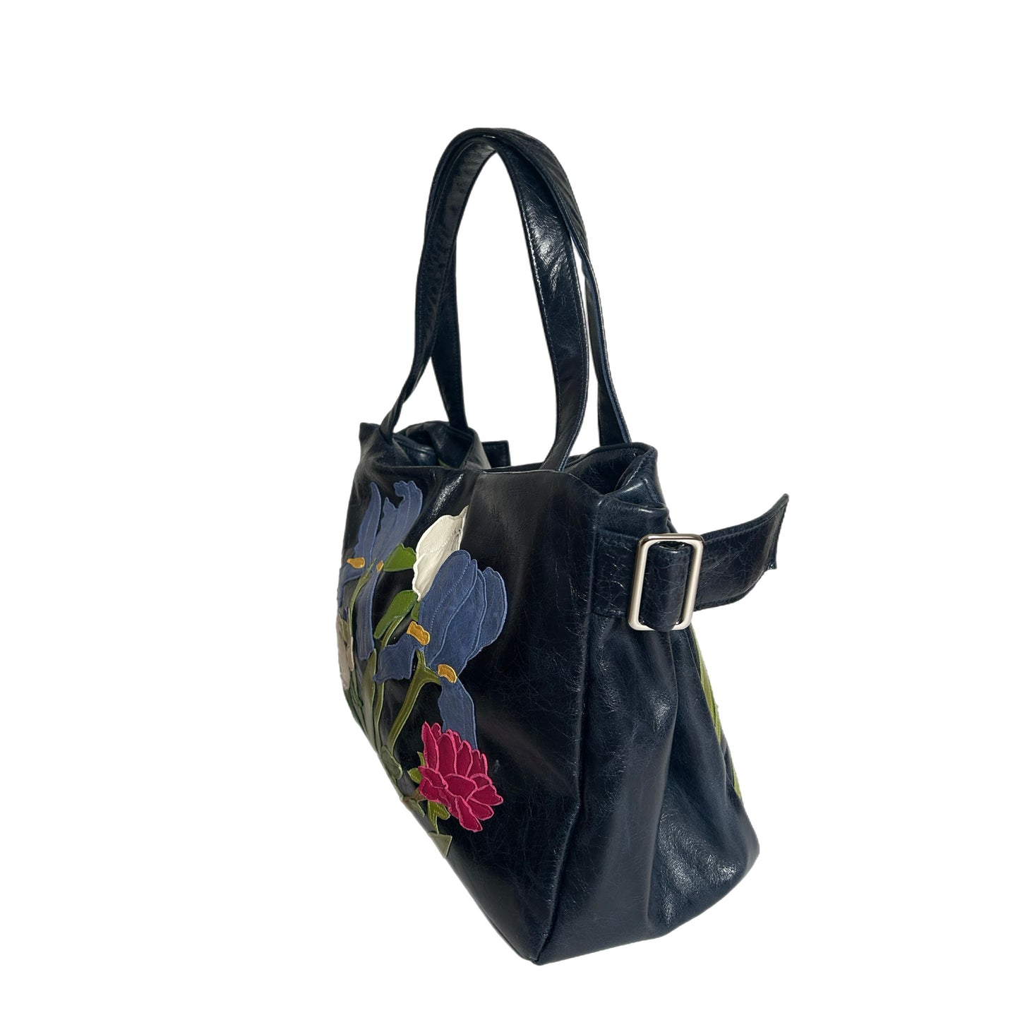 Tanza - Navy Blue - Iris Bouquet Magic